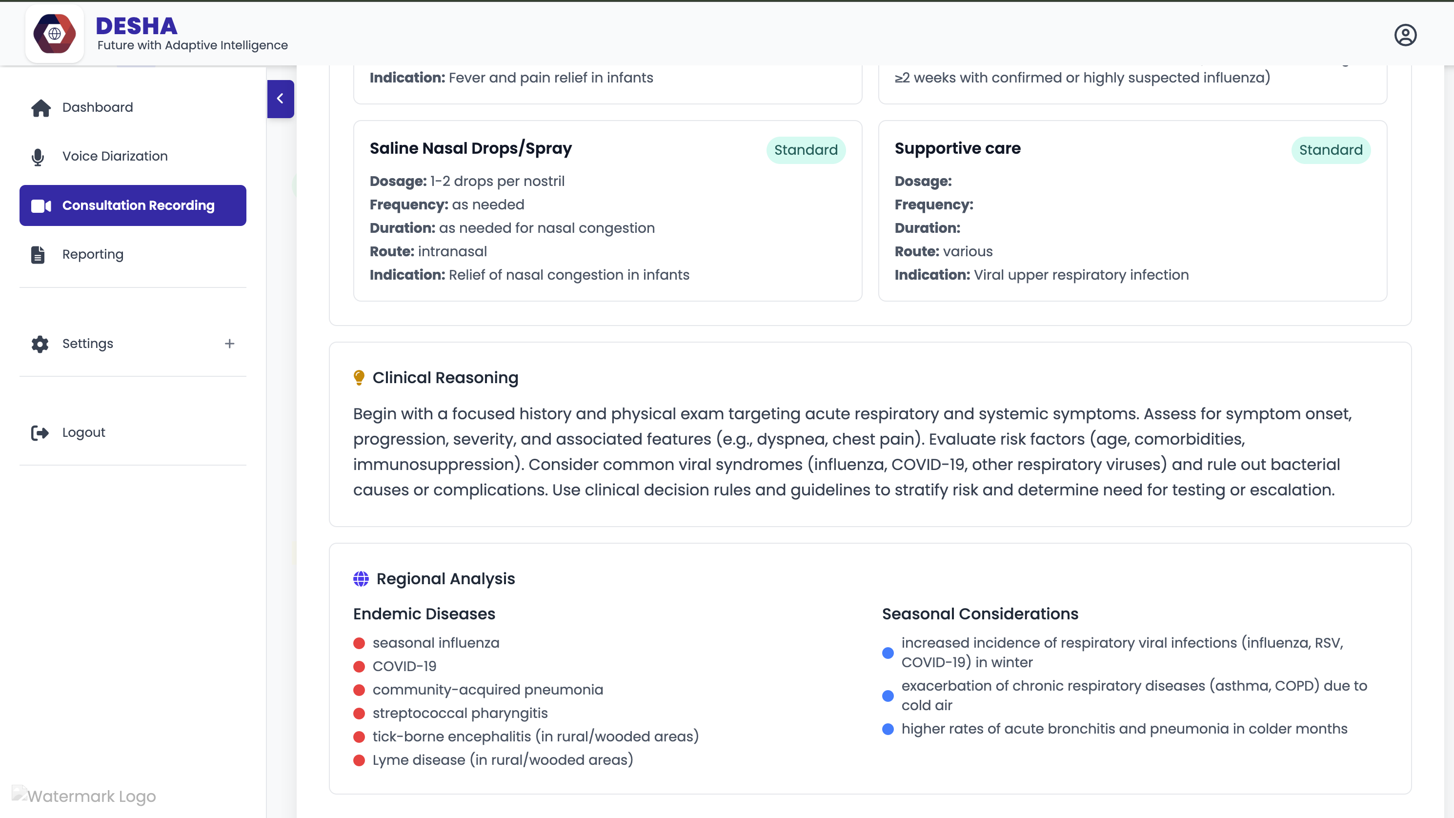 Seasonal Considerations screenshot