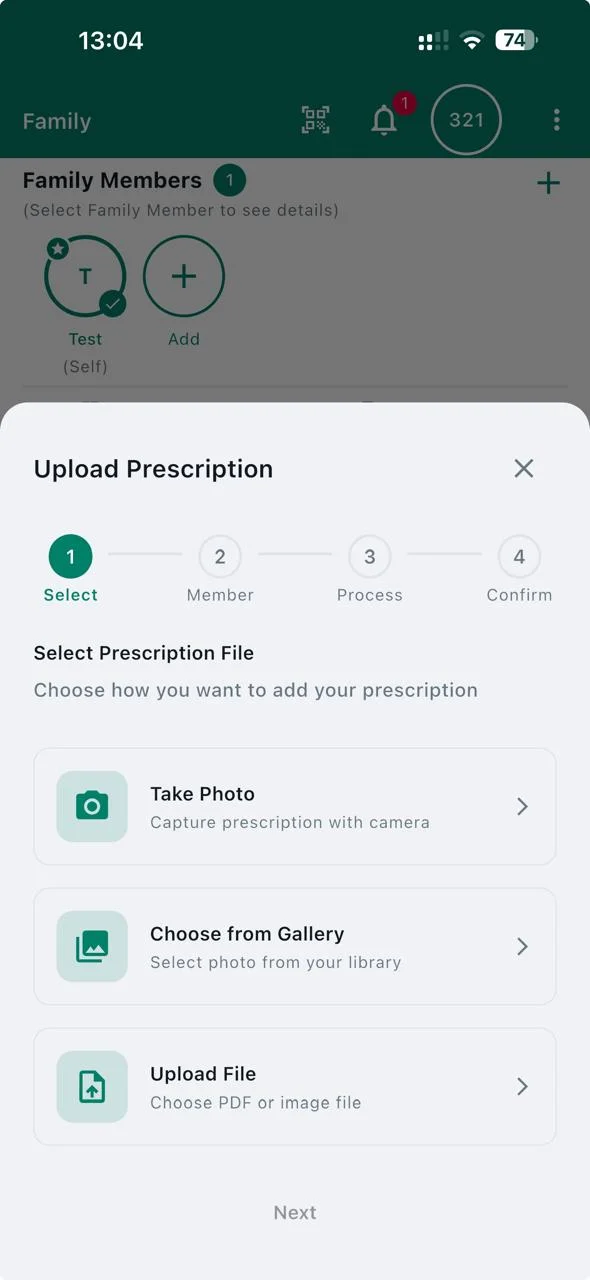 Prescription scan
