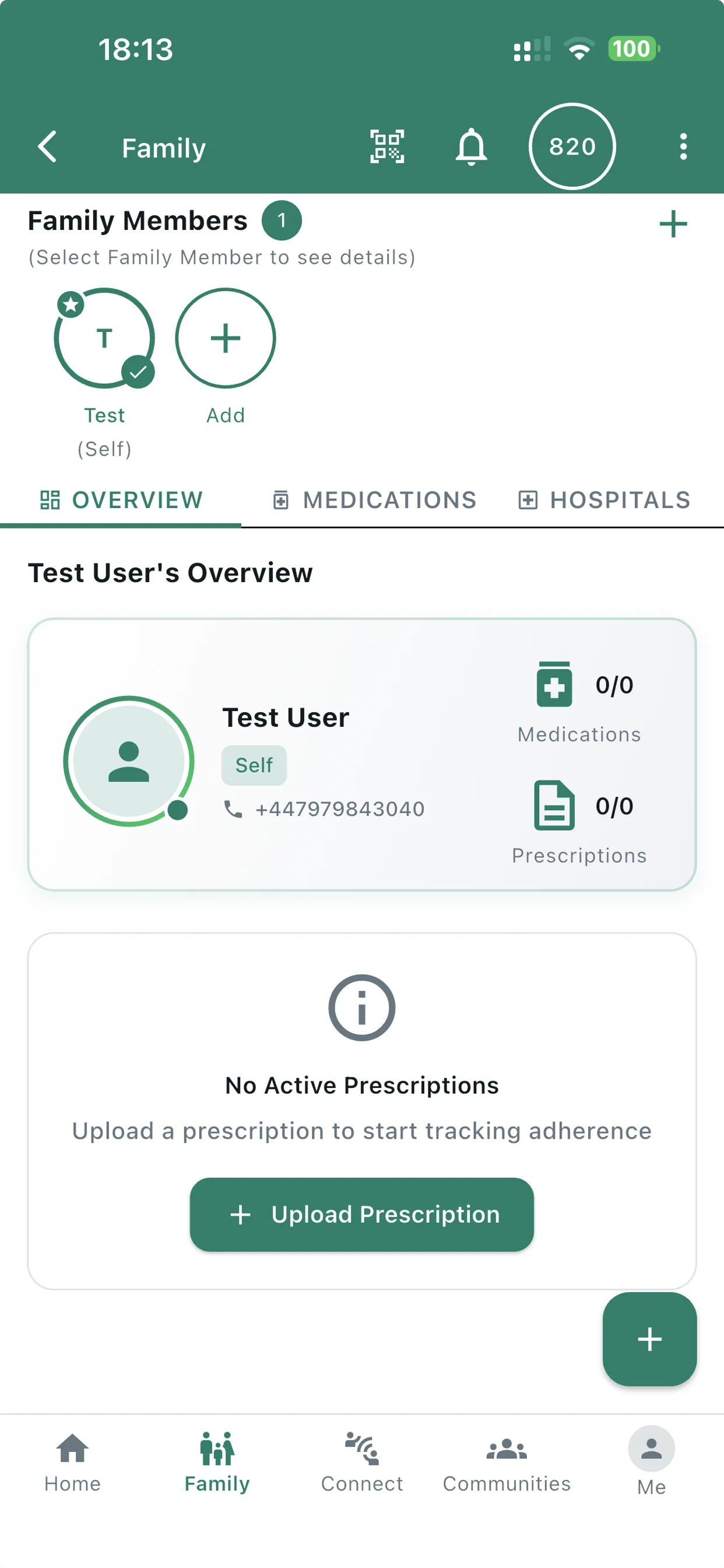Desha.ai Family screen