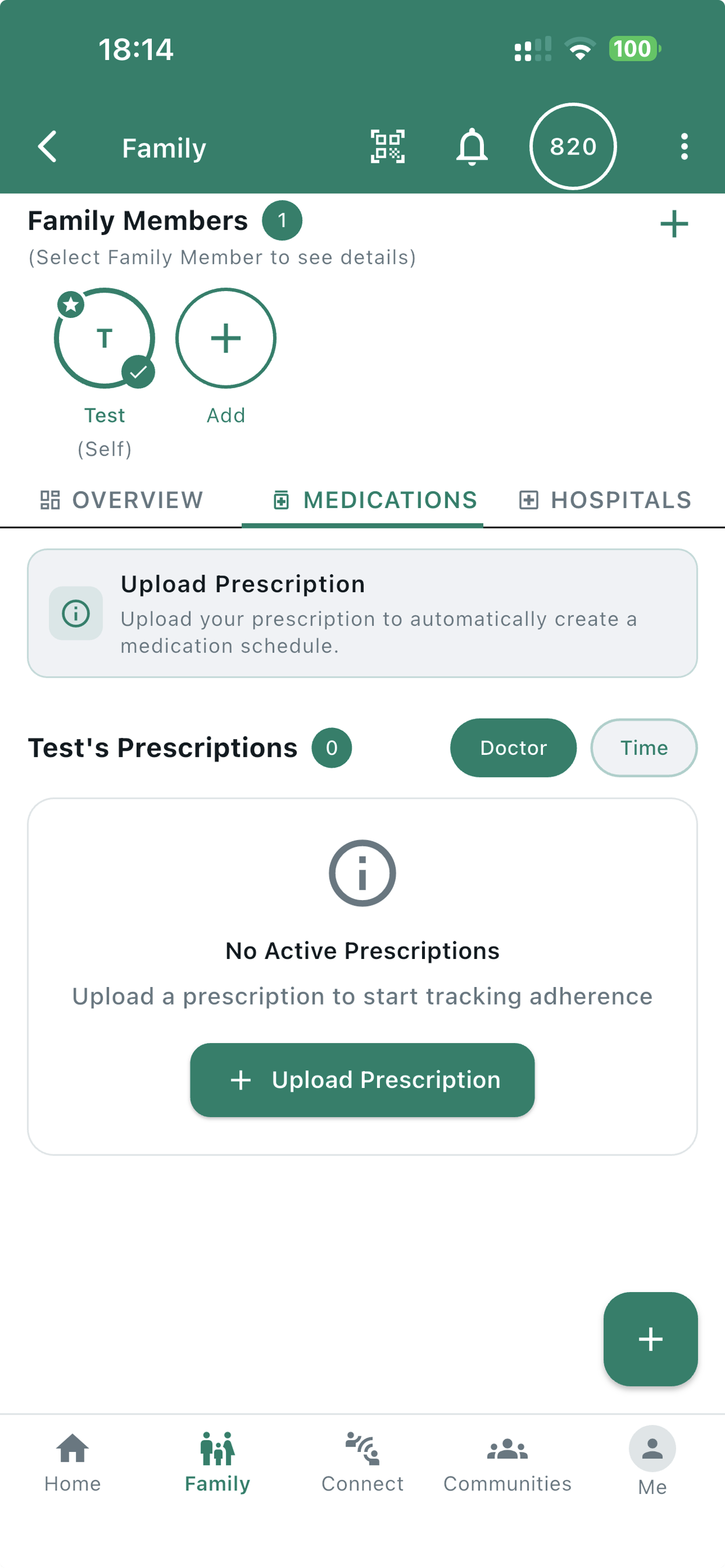 Med-Note patient app powered by the Desha.ai platform